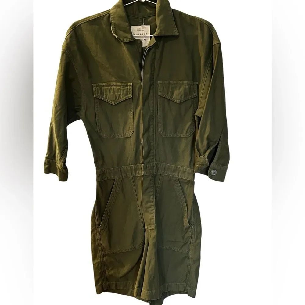 Citizens of humanity, surplus short, green jumpsuit Green Utility size X small
